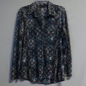 Womens Wrangler Sheer All Over Print Shirt